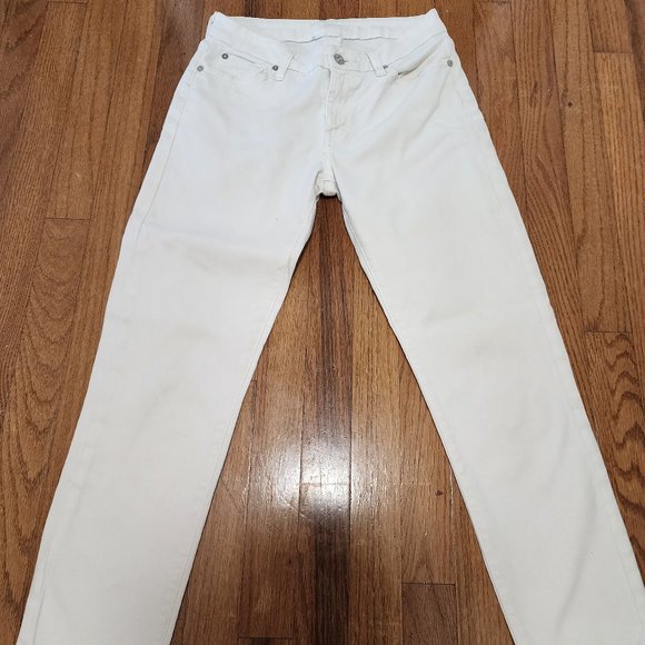 White Seven for All Mankind Jeans Size 28 - Picture 3 of 12